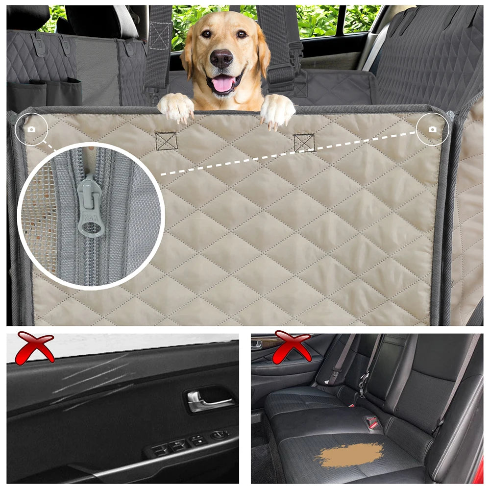 Waterproof Dog Car Seat Cover & Travel Hammock