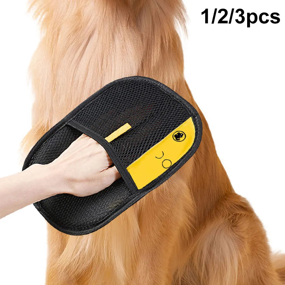Pet Hair Remover Grooming Mitt for Dogs & Cats