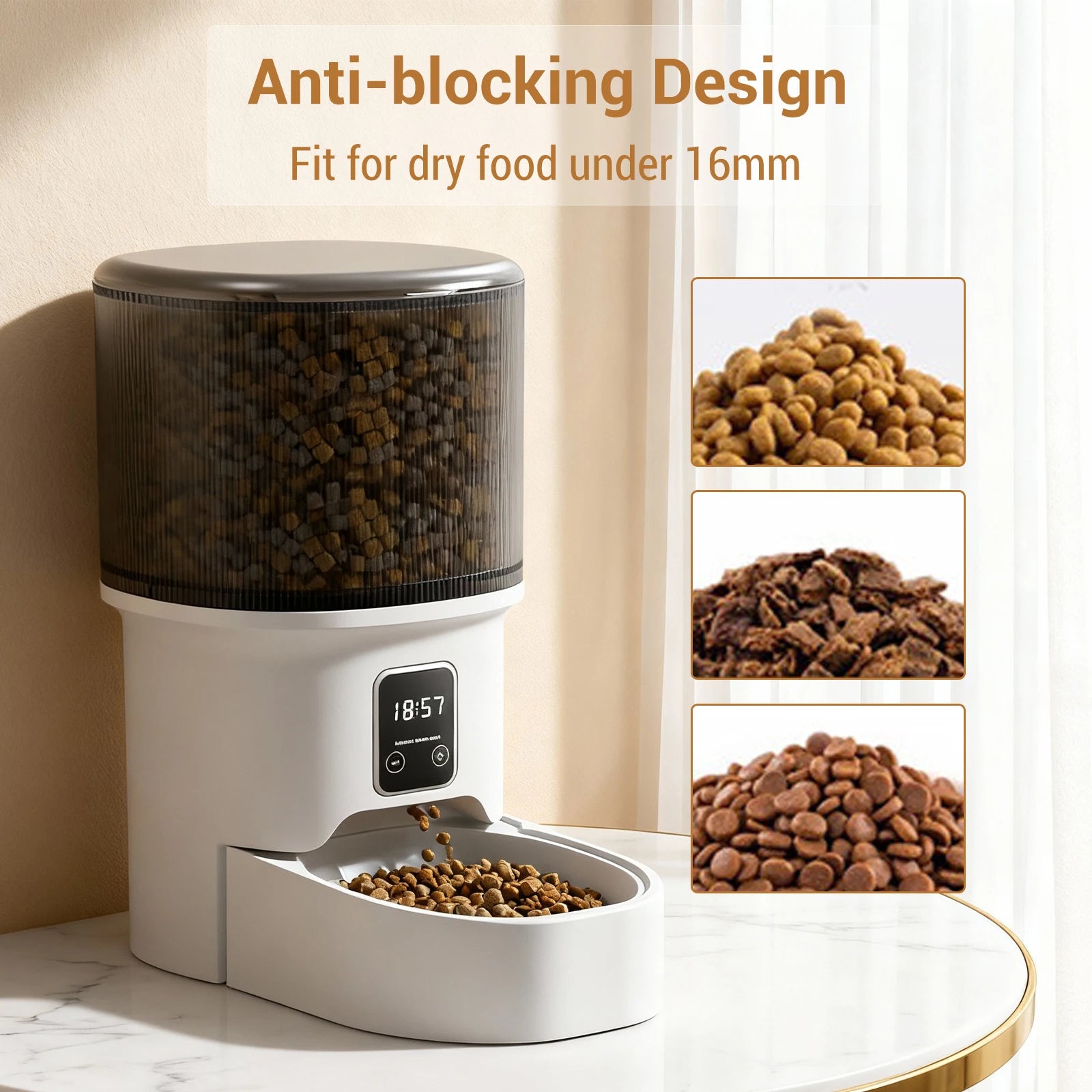 Programmable 4L Automatic Pet Feeder for Cats & Small Dogs