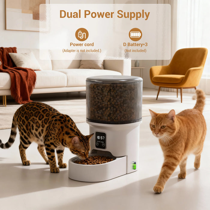 Programmable 4L Automatic Pet Feeder for Cats & Small Dogs